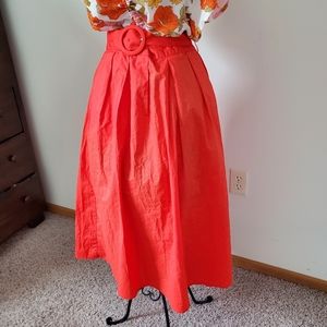 Modcloth x Barbie Poppy Red Skirt